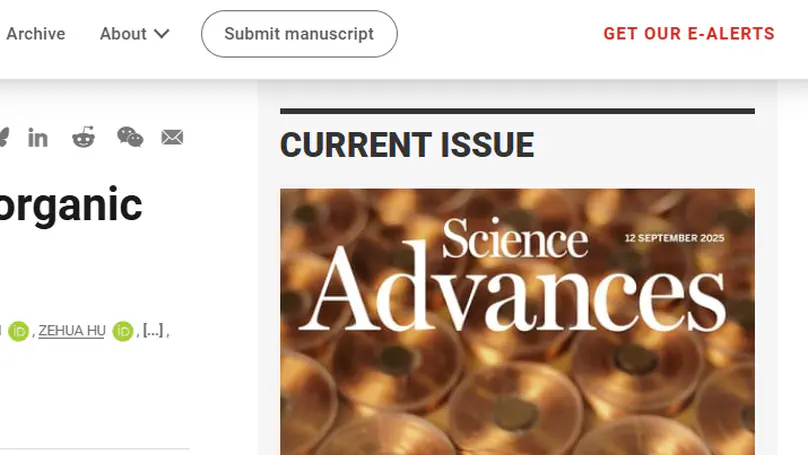 《科学进展》（Science Advances）刊发高丽教授团队关于二维有机/无机异质结能量转移与光电器件最新进展